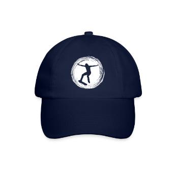 Skater - sk8 / Lifestyle - Skateboard - Baseballkappe - Blau/Blau - Vorne