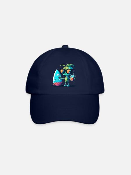 Außerirdischer Bildhauer - Baseballkappe - Blau/Blau