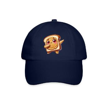 Toast Sandwich Erdnussbutter Dab Cartoon - Baseballkappe - Blau/Blau - Vorne