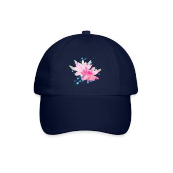 Yoga Lotos Flowers - Baseballkappe - Blau/Blau - Vorne