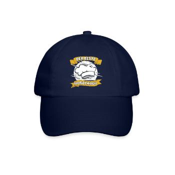 Der Beste Hobbykoch - Baseballkappe - Blau/Blau - Vorne