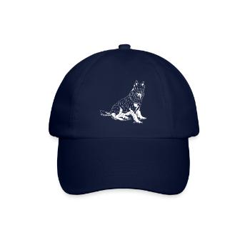 Altdeutscher Schäferhund - Baseballkappe - Blau/Blau - Vorne