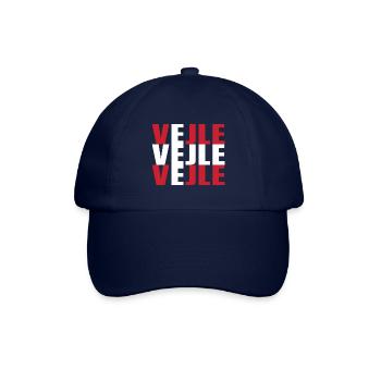 Vejle Dänemark Fahne - Baseballkappe - Blau/Blau - Vorne
