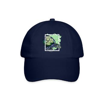 Umweltschutz Shirt Aktivist Plastikfrei Recycling - Baseballkappe - Blau/Blau - Vorne