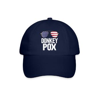 Donkey Pox - Baseballkappe - Blau/Blau - Vorne