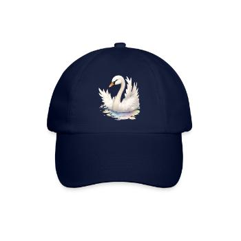 Schwan - Baseballkappe - Blau/Blau - Vorne