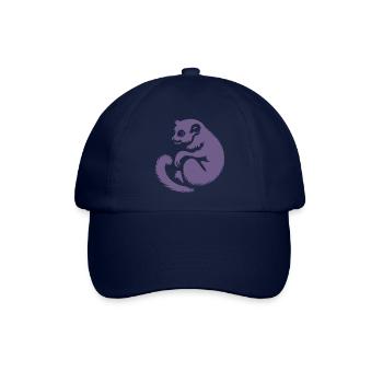 Loris Slowlori Silhouette Säugetier - Baseballkappe - Blau/Blau - Vorne