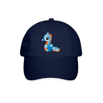 Knuffiges Seepferdchen - Baseballkappe - Blau/Blau - Vorne