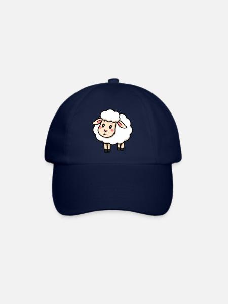 Schaf Schäfchen Schafe Geschenk - Baseballkappe - Blau/Blau