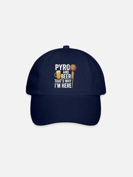 Pyro Strobe Rocket Beer - Baseballkappe - Blau/Blau