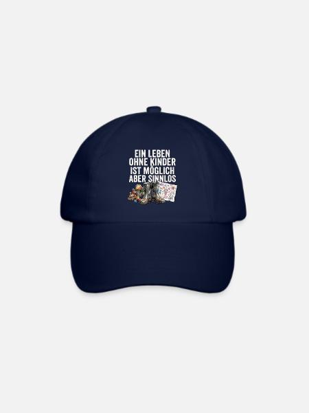 Coole Eltern - Baseballkappe - Blau/Blau