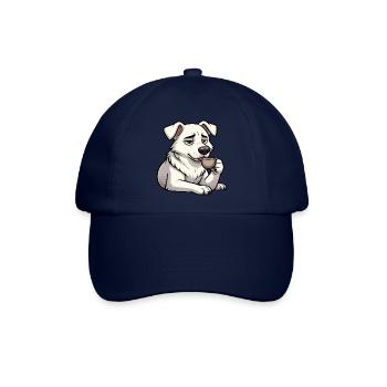 Weißer Schäferhund Schäferhund Schäferhunde - Baseballkappe - Blau/Blau - Vorne