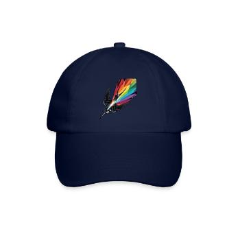 Bunter Vogel Schwalbe - Baseballkappe - Blau/Blau - Vorne