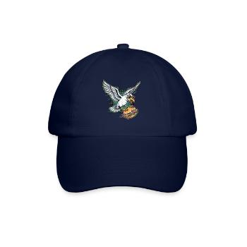 Fischbrötchen Möwe - Baseballkappe - Blau/Blau - Vorne