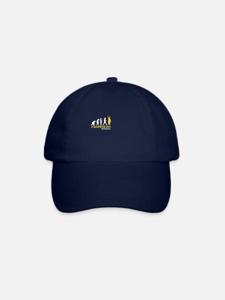 Studium Prüfung bestanden Evolution Student witzig - Baseballkappe - Blau/Blau