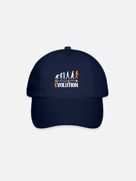 Bitcoin BTC Evolution of Money - Baseballkappe - Blau/Blau