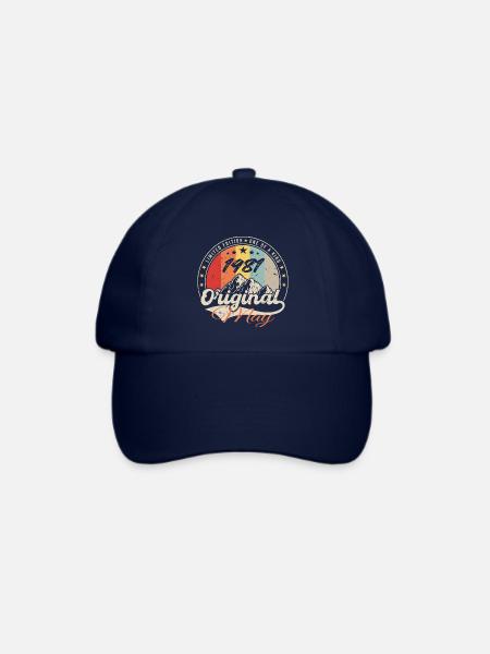 Mai 1981 | Jahrgang 1981 Jubiläum | Mai 1981 - Baseballkappe - Blau/Blau