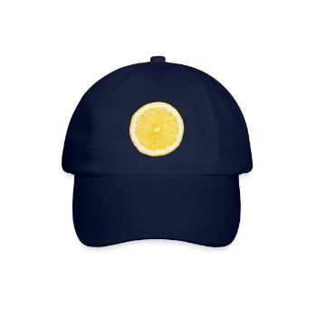 Zitrone - Baseballkappe - Blau/Blau - Vorne