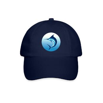 Eleganter Marlin - Baseballkappe - Blau/Blau - Vorne