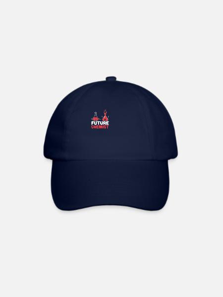 Future Chemist Chemistry Baby Boy Girl - Baseballkappe - Blau/Blau