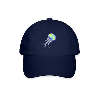 Qualle - Baseballkappe - Blau/Blau - Vorne