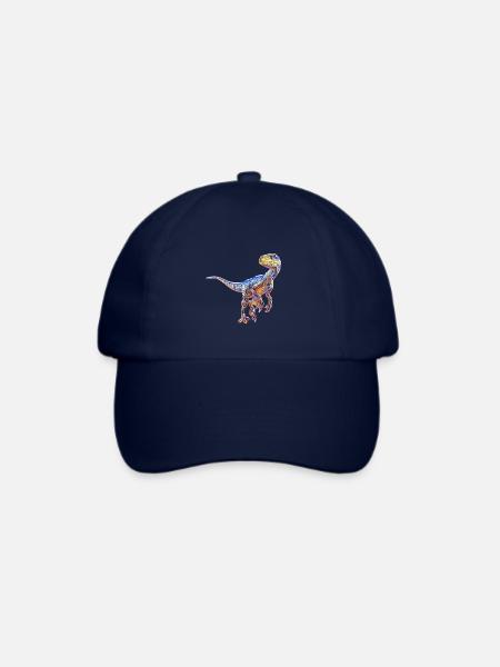 Velociraptor - Baseballkappe - Blau/Blau
