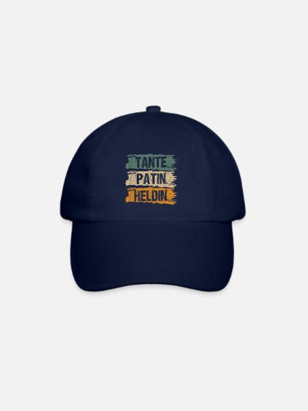 Patentante Tante Patin Heldin lustiger Spruch - Baseballkappe - Blau/Blau