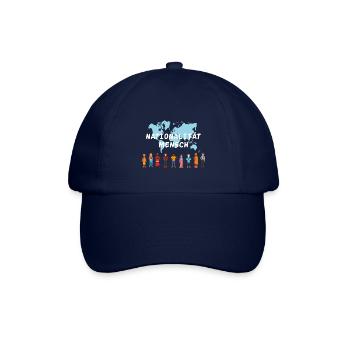 Nationalität mensch Geschenk Rassismus Toleranz - Baseballkappe - Blau/Blau - Vorne