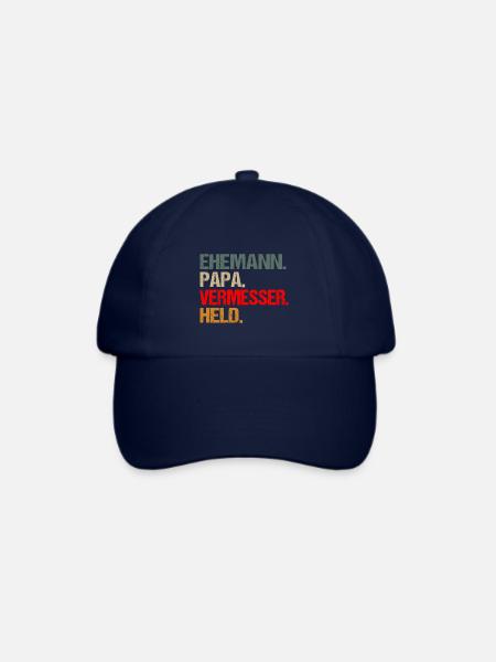 Vermesser Ehemann Papa Held - Baseballkappe - Blau/Blau