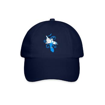 Squid vs Space Shuttle - Baseballkappe - Blau/Blau - Vorne