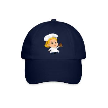 Köchin - Baseballkappe - Blau/Blau - Vorne