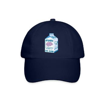 Fehlendes Gehirn - Baseballkappe - Blau/Blau - Vorne
