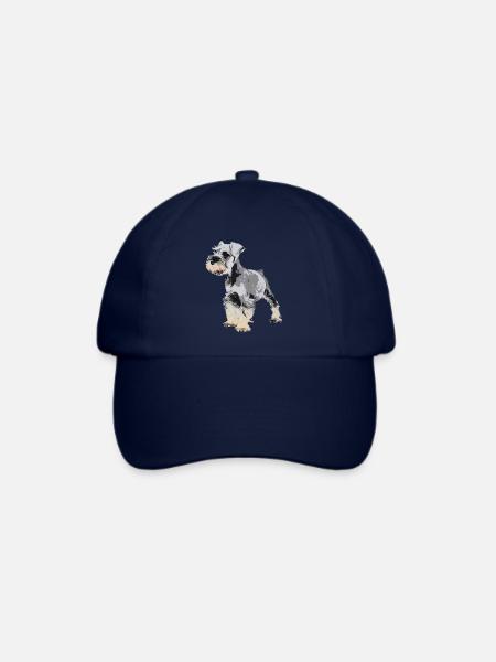Zwergschnauzer 1 - Baseballkappe - Blau/Blau
