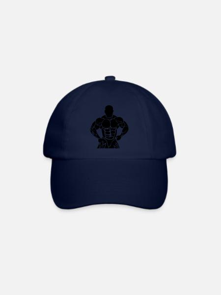 Bodybuilding - Baseballkappe - Blau/Blau
