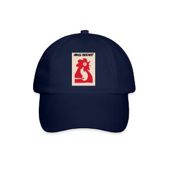 Hansi brennt - Baseballkappe - Blau/Blau - Vorne