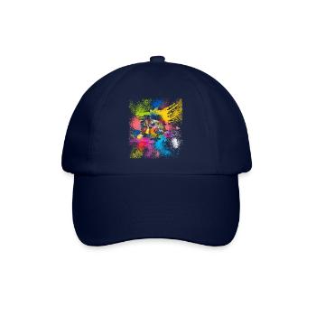 Die Kunst des Malens - Baseballkappe - Blau/Blau - Vorne