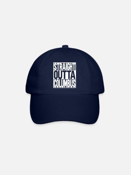 Columbus Ohio - Baseballkappe - Blau/Blau