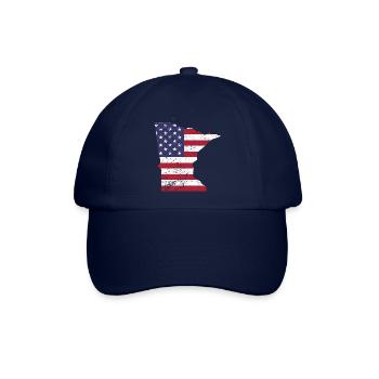 Minnesota - Baseballkappe - Blau/Blau - Vorne