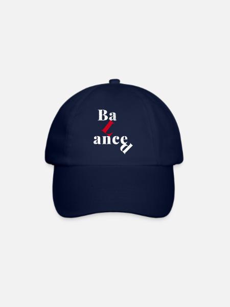 Eine Frage der Balance. - Baseballkappe - Blau/Blau