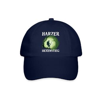 Harz Harzer Hexenstieg wandern Geschenk - Baseballkappe - Blau/Blau - Vorne