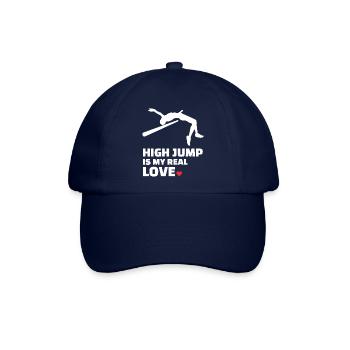Ich Liebe Hochsprung - Baseballkappe - Blau/Blau - Vorne