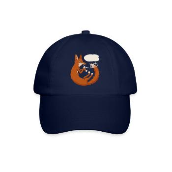 Fuchs Sprechblase - Baseballkappe - Blau/Blau - Vorne