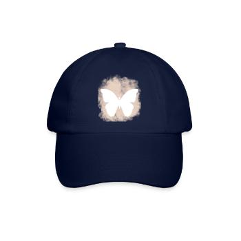 Schmetterlinge Muster - Baseballkappe - Blau/Blau - Vorne