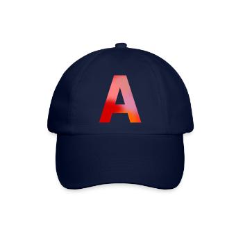 Buchstabe A - Baseballkappe - Blau/Blau - Vorne
