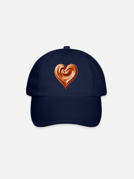 I love ... choco - Baseballkappe - Blau/Blau