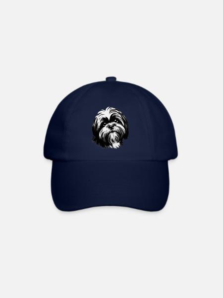 Hundegesicht Treuer Freund - Baseballkappe - Blau/Blau