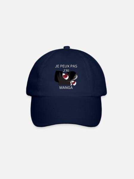 Ich kann keinen Manga haben - Baseballkappe - Blau/Blau