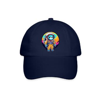 Faultier Astronaut Illustration - Baseballkappe - Blau/Blau - Vorne