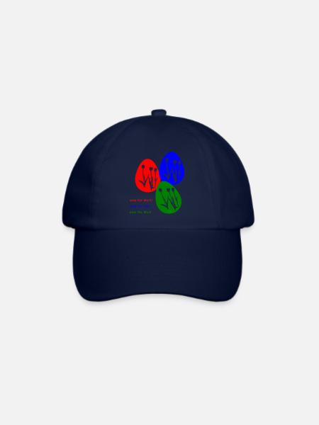 Ostereier Osterfest - Baseballkappe - Blau/Blau