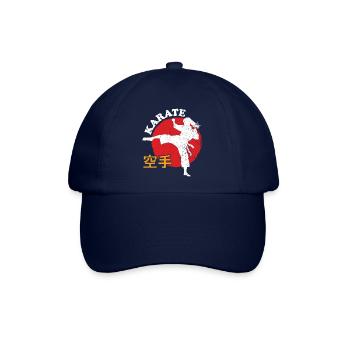 Karate-Mädchen - Baseballkappe - Blau/Blau - Vorne